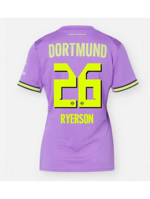Borussia Dortmund Julian Ryerson #26 Ausweichtrikot für Frauen 2026-27 Kurzarm Borussia Dortmund Julian Ryerson #26 Ausweichtrikot für Frauen 2026-27 Kurzarm
